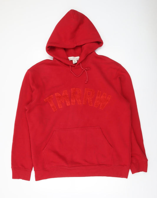 Mens UK Size XL H&M Red Pullover Hoodie