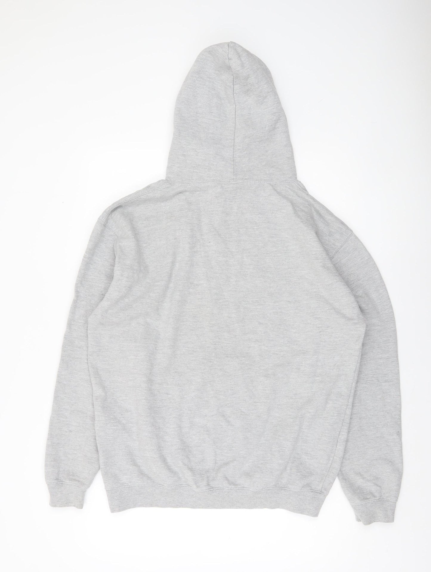 Mens UK Size L Manchester Souvenirs Grey Pullover Hoodie