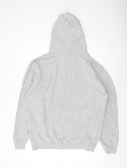 Mens UK Size L Manchester Souvenirs Grey Pullover Hoodie