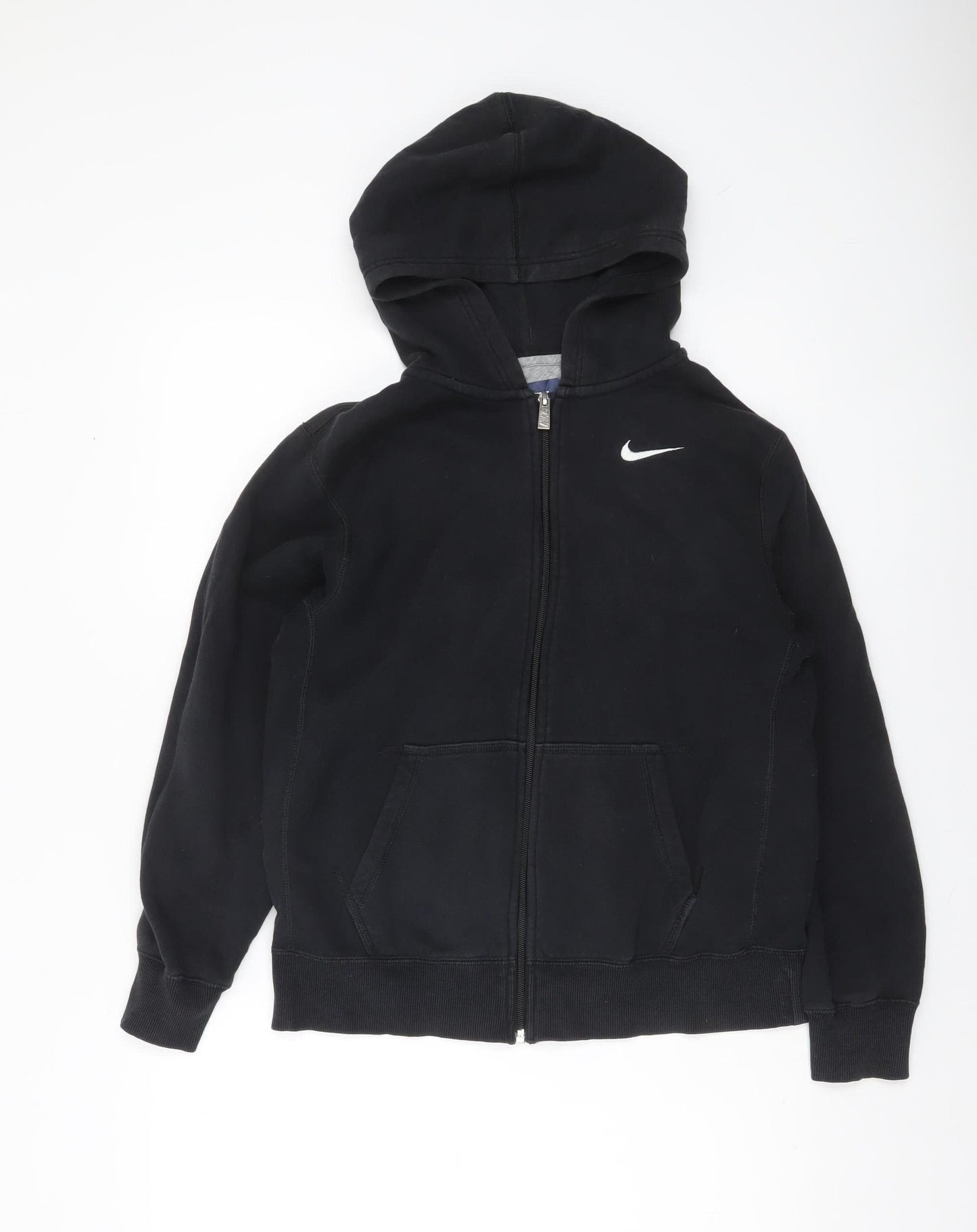 Boys UK Size 13-15 Years Nike Black Full Zip Hoodie