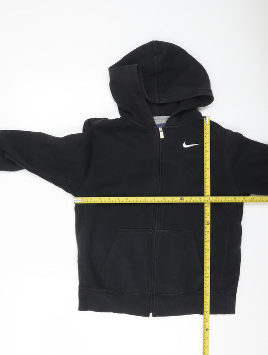 Boys UK Size 13-15 Years Nike Black Full Zip Hoodie