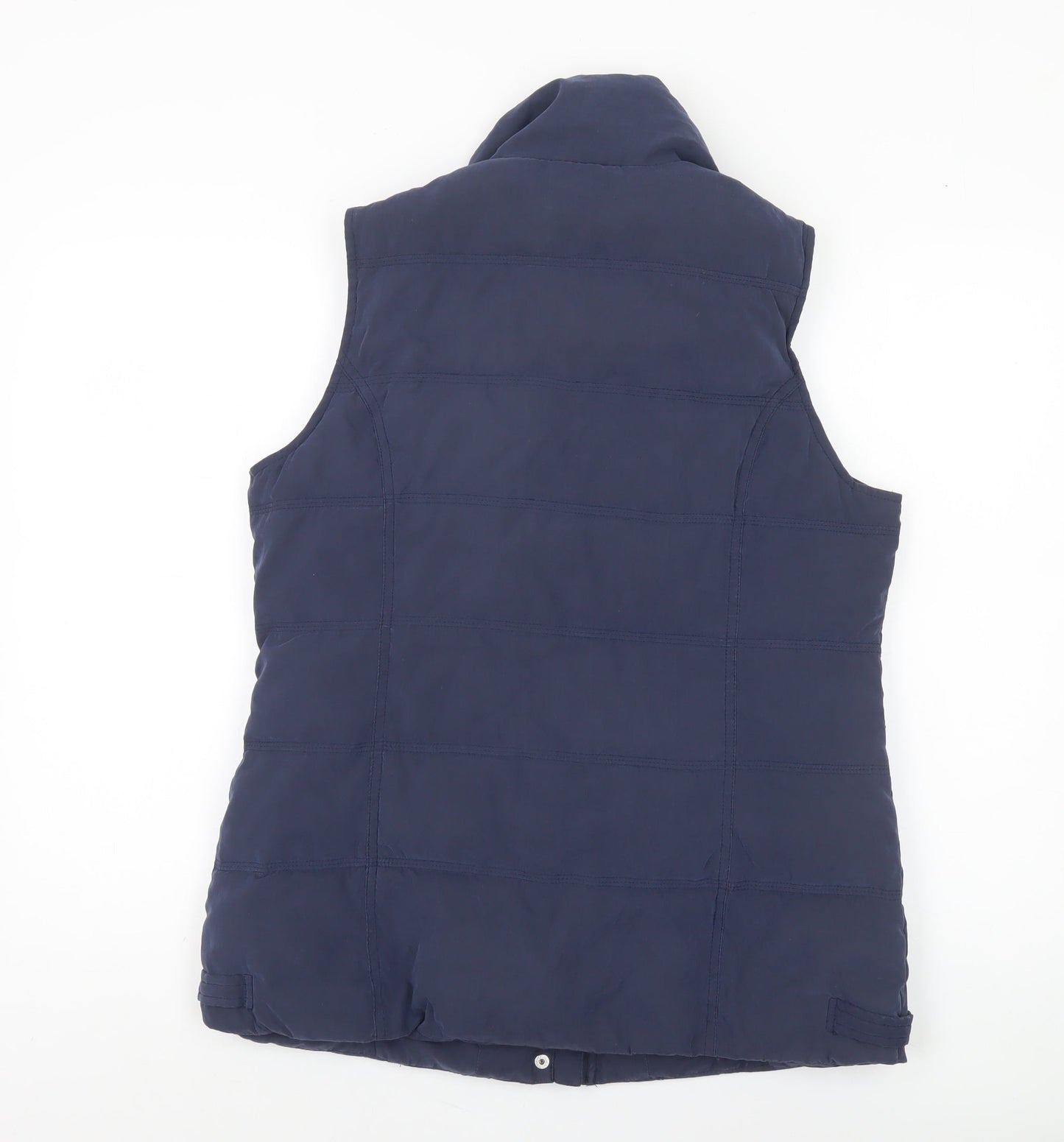 Dash Women's Blue Padded Waistcoat Size 14 Sleeveless Jacket