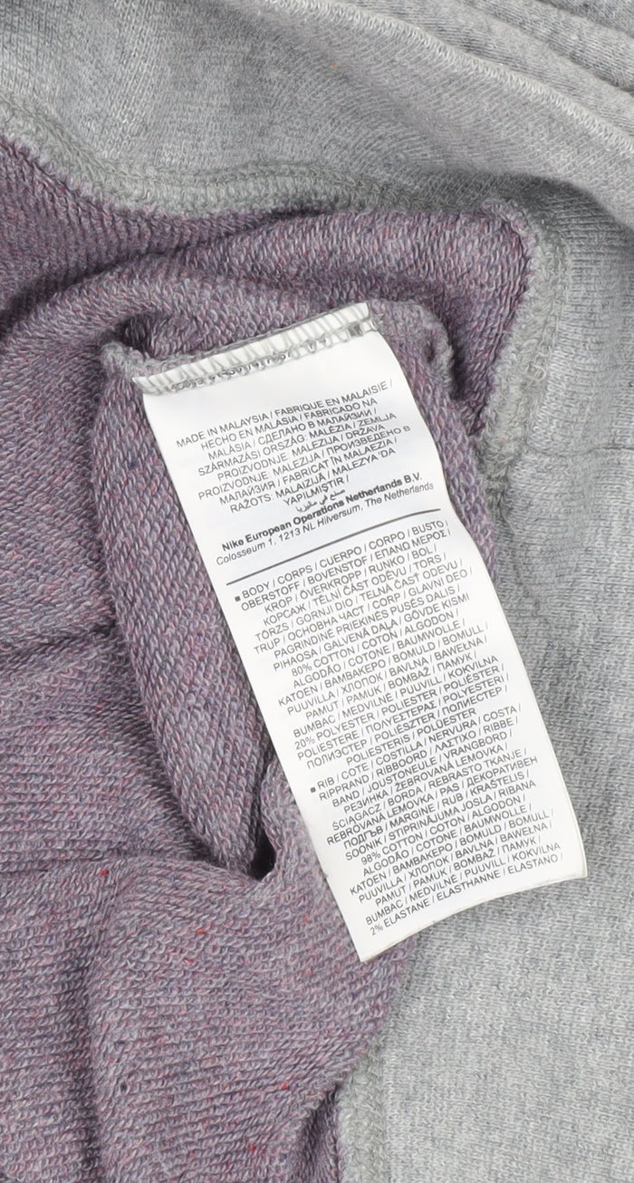 Mens UK Size S Nike Grey Pullover Sweatshirt