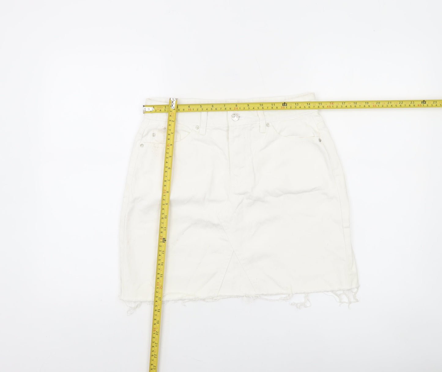 Womens UK Size 10 Denim Co. Straight & Pencil Denim Skirt