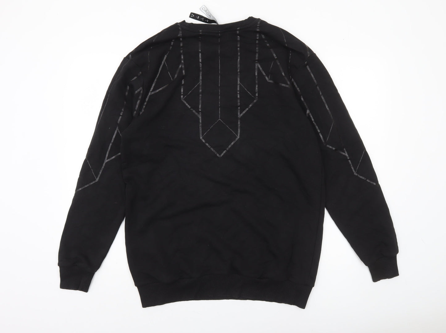 Mens UK Size L AQ/AQ Black Pullover Sweatshirt