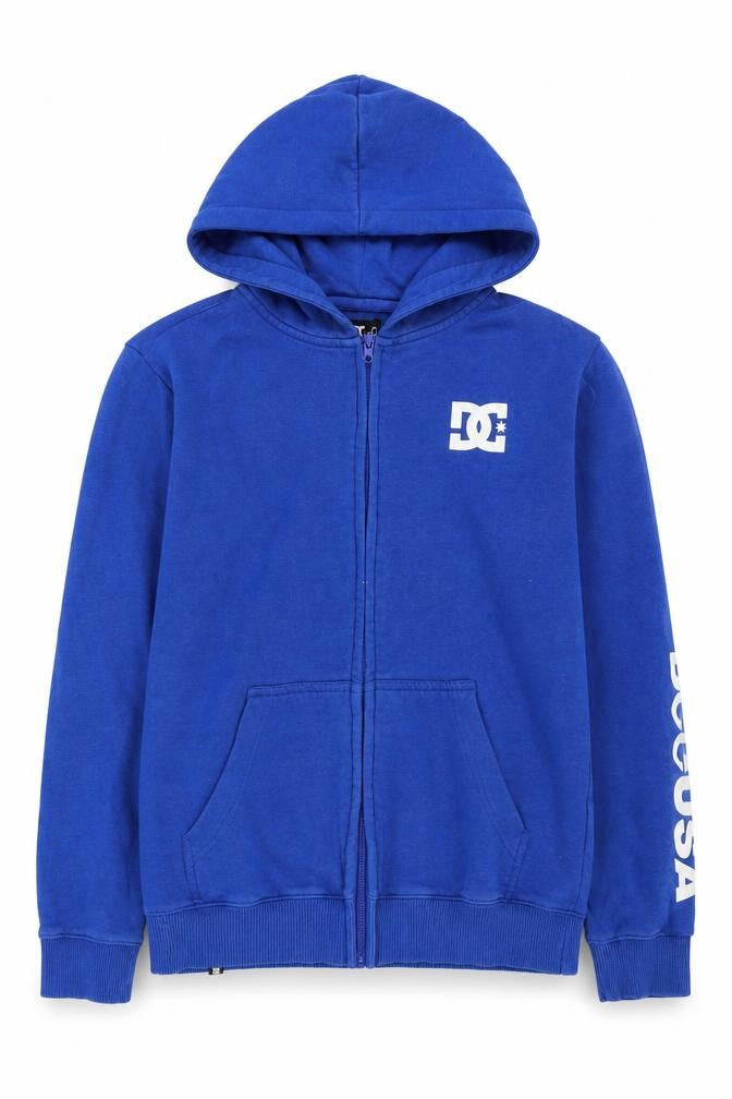 Boys UK Size 12 Years DC Blue Full Zip Hoodie
