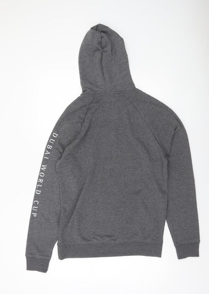 Mens UK Size S Dubai Racing Club Grey Pullover Hoodie