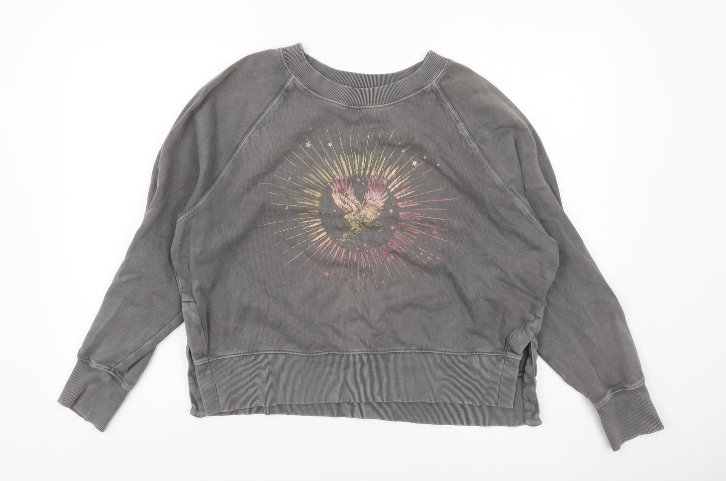 Womens UK Size S Hush Grey Pullover Sweatshirt