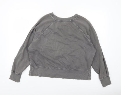 Womens UK Size S Hush Grey Pullover Sweatshirt
