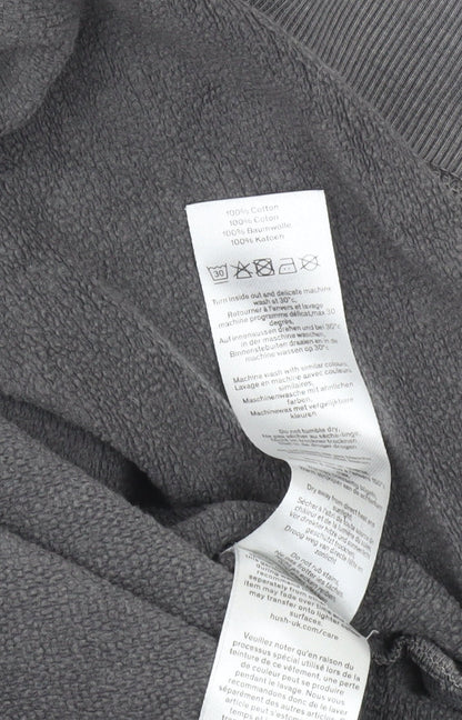 Womens UK Size S Hush Grey Pullover Sweatshirt