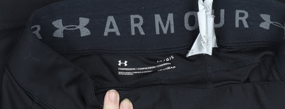 Under Armour Women Black L Compression Leggings Moisture Wicking