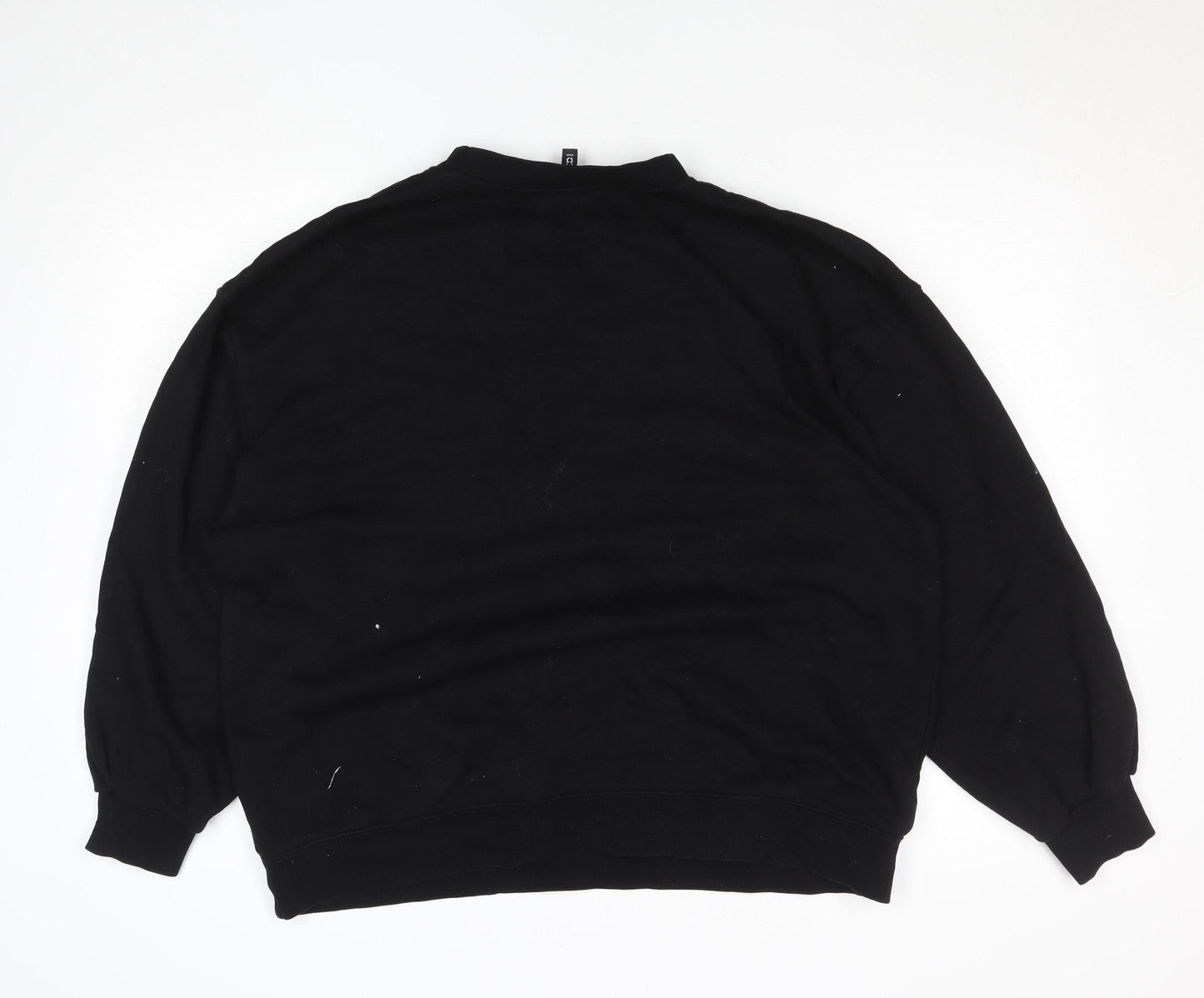 Womens UK Size L H&M Black Pullover Sweatshirt