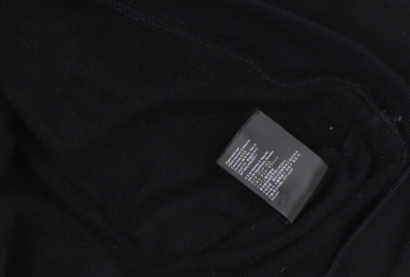 Womens UK Size L H&M Black Pullover Sweatshirt