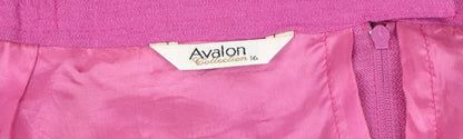 Womens UK Size 16 Avalon Collection Flare Satin Skirt
