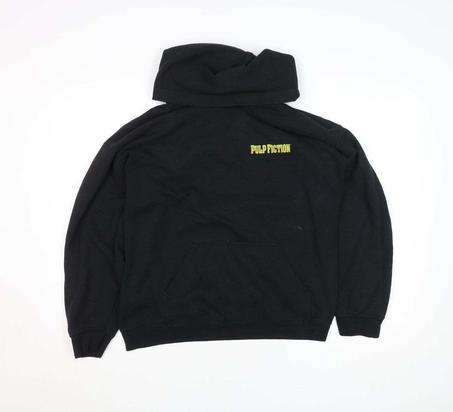 Unisex Adults UK Size S Pulp Fiction Black Pullover Hoodie