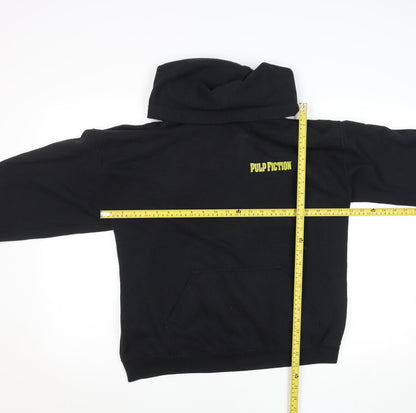 Unisex Adults UK Size S Pulp Fiction Black Pullover Hoodie