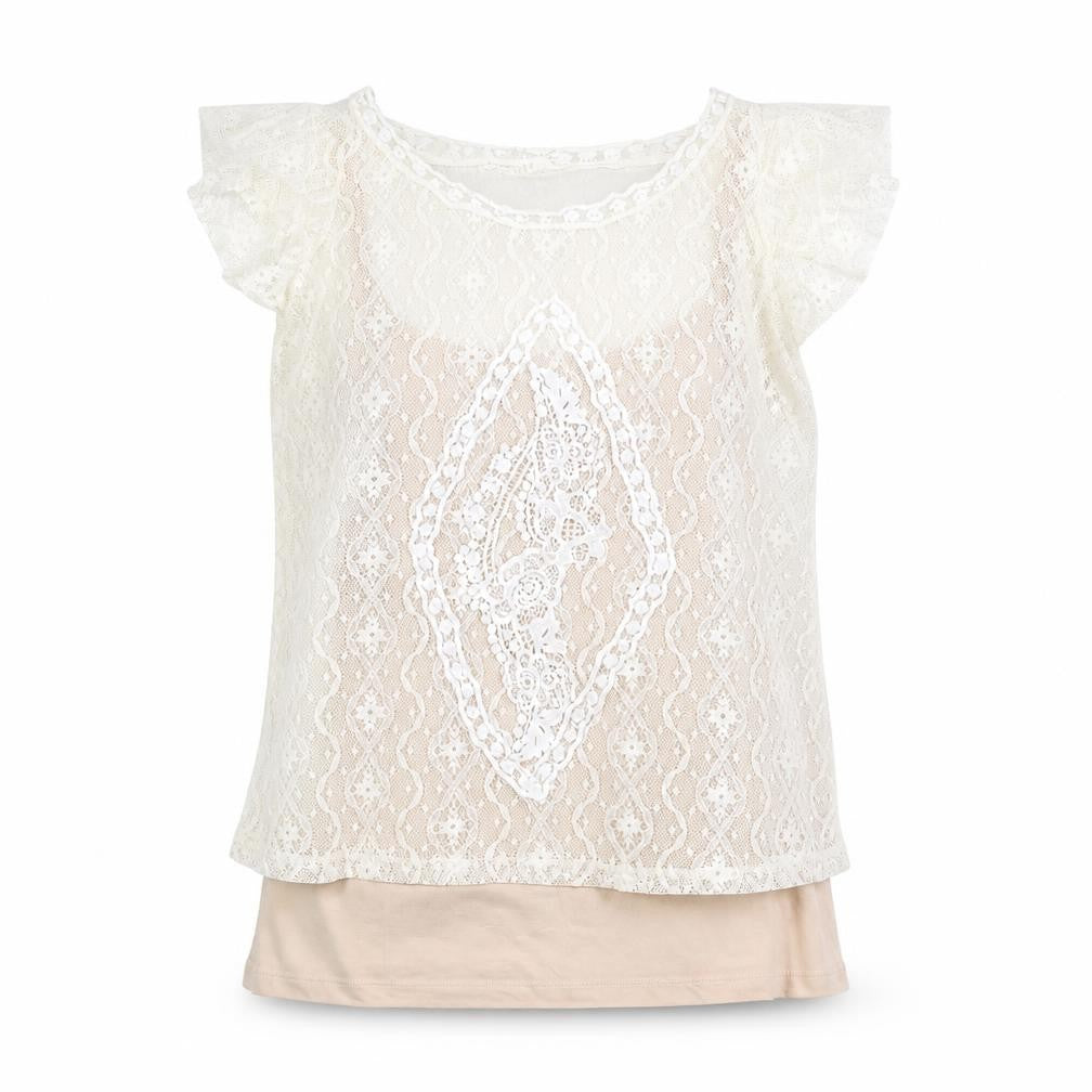 Womens UK Size 14 Dorothy Perkins Beige Camisole Blouse