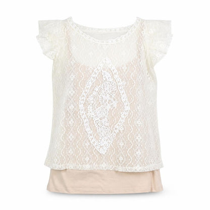 Womens UK Size 14 Dorothy Perkins Beige Camisole Blouse