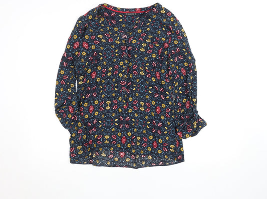 Dunnes Women’s Multicoloured Floral Viscose Tunic Blouse Size 14
