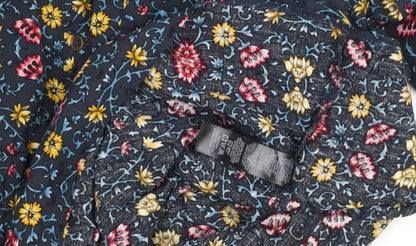 Dunnes Women’s Multicoloured Floral Viscose Tunic Blouse Size 14