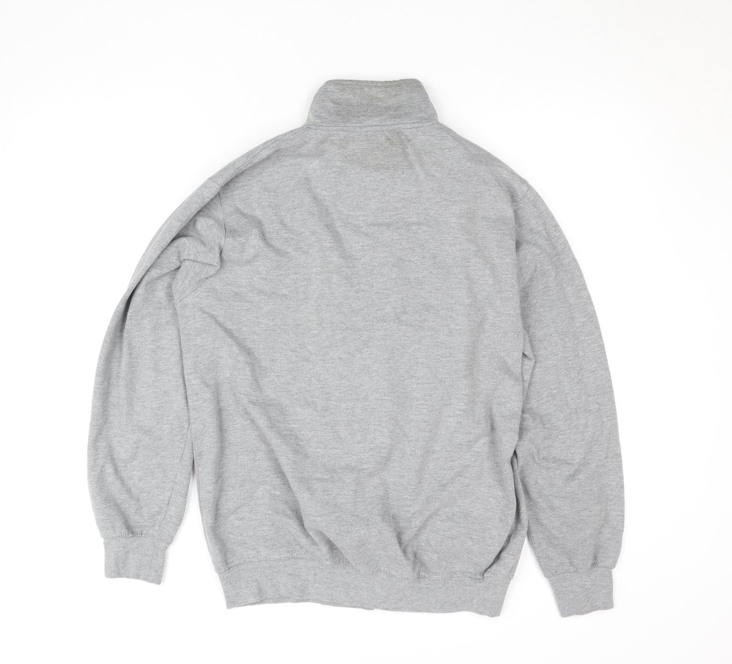 Womens UK Size M Groviano Grey Full Zip Sweatshirt