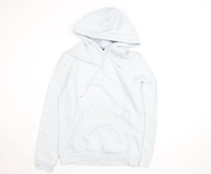 Womens UK Size M Criminal Damage Blue Pullover Hoodie