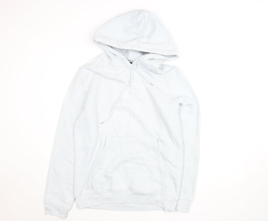 Womens UK Size M Criminal Damage Blue Pullover Hoodie