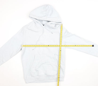 Womens UK Size M Criminal Damage Blue Pullover Hoodie