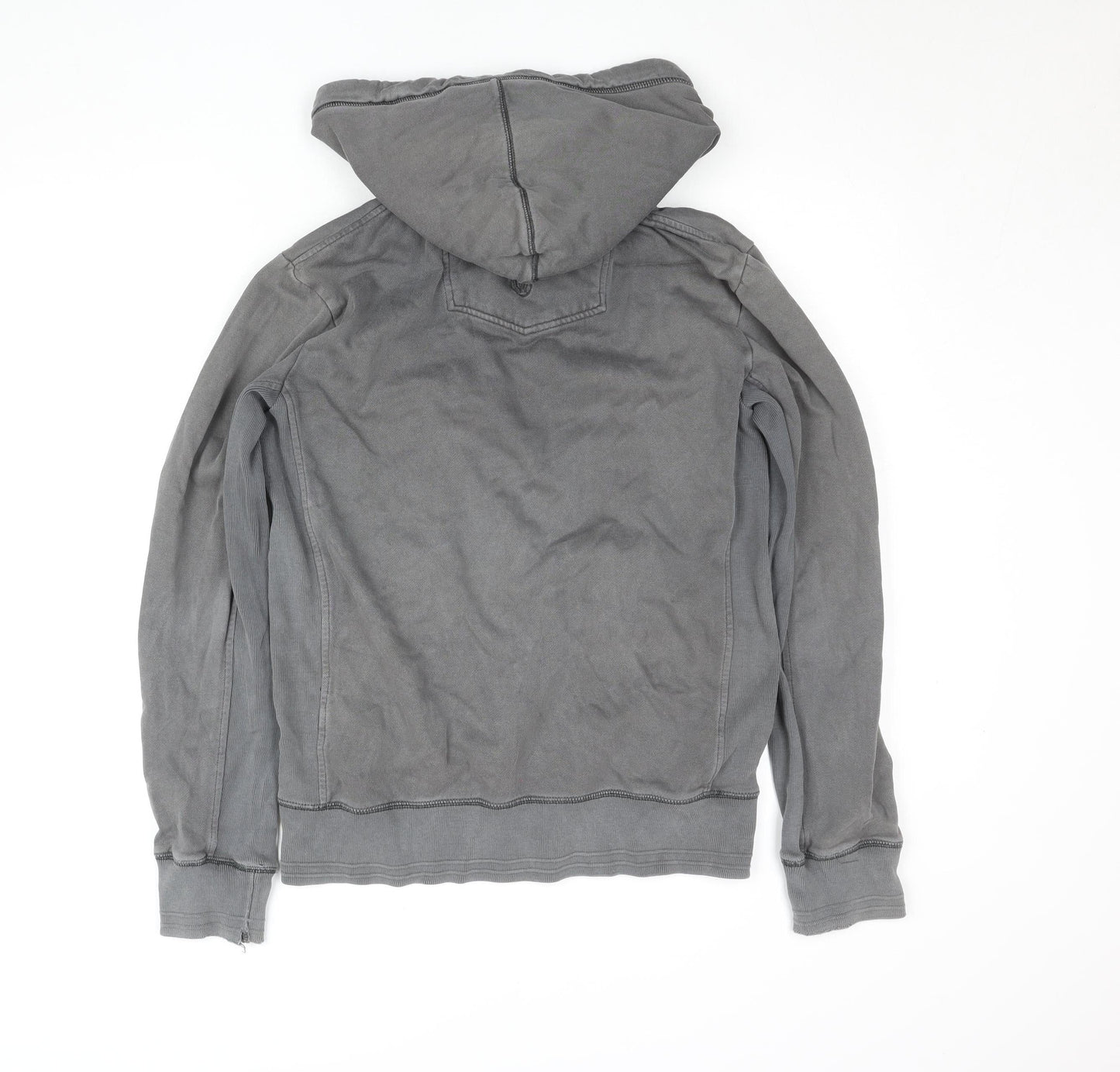 Mens UK Size S FatFace Grey Full Zip Hoodie
