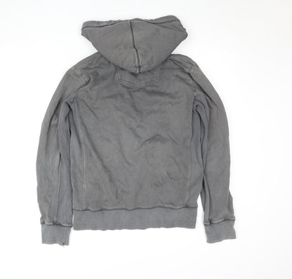Mens UK Size S FatFace Grey Full Zip Hoodie