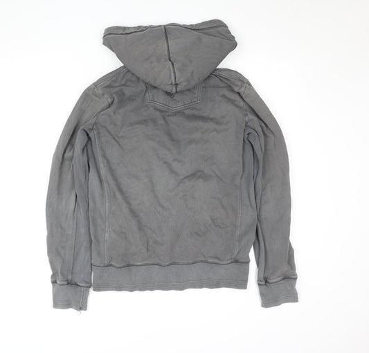 Mens UK Size S FatFace Grey Full Zip Hoodie