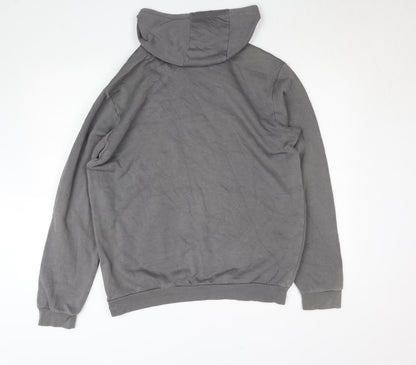 Mens UK Size M adidas Grey Pullover Hoodie