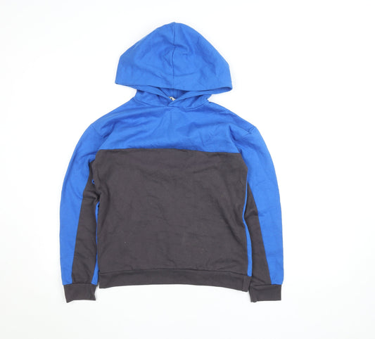 Boys UK Size 11-12 Years Kangaroo Poo Blue Pullover Hoodie