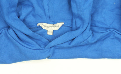 Boys UK Size 11-12 Years Kangaroo Poo Blue Pullover Hoodie