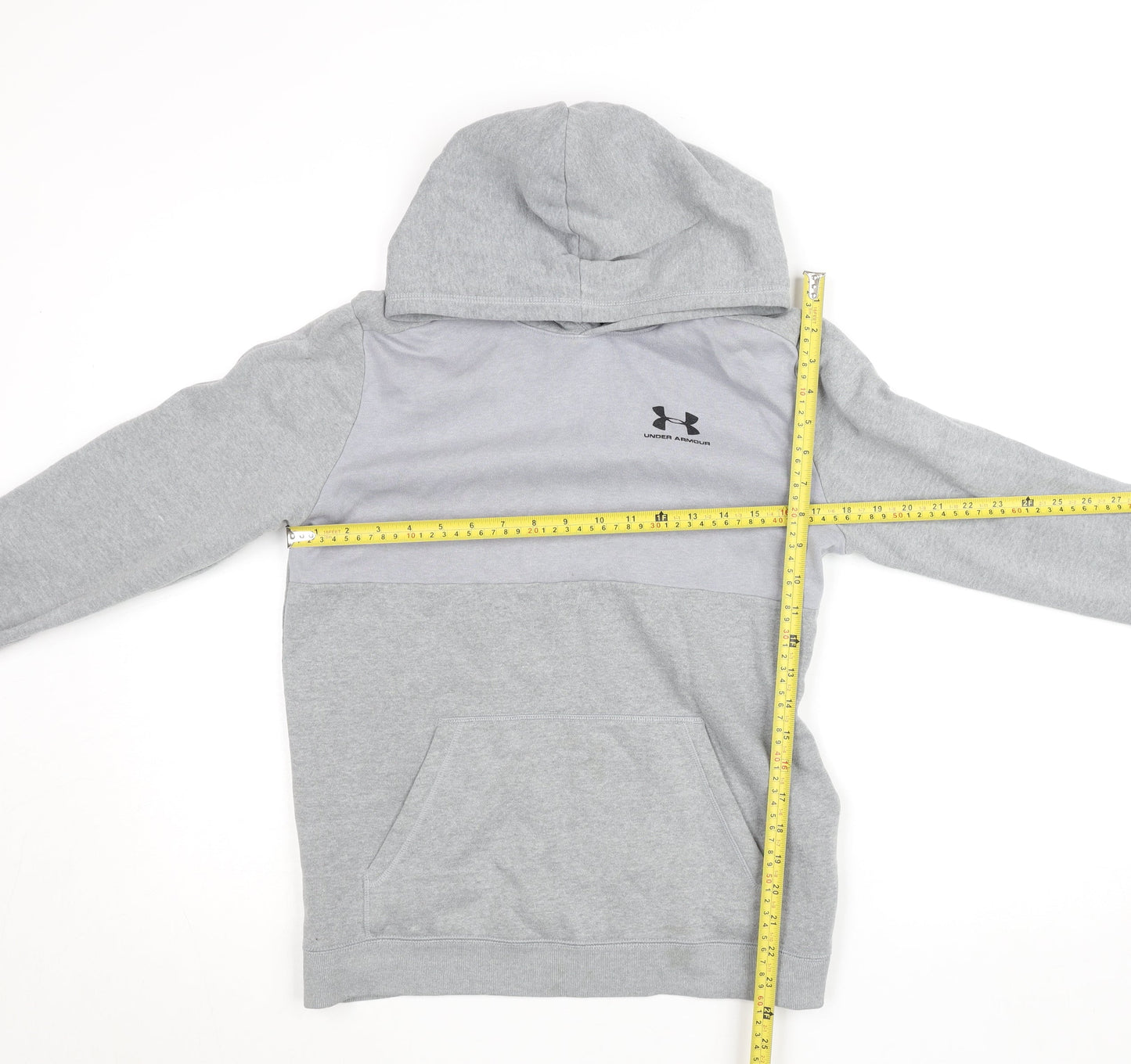 Boys UK Size XL Under armour Grey Pullover Hoodie