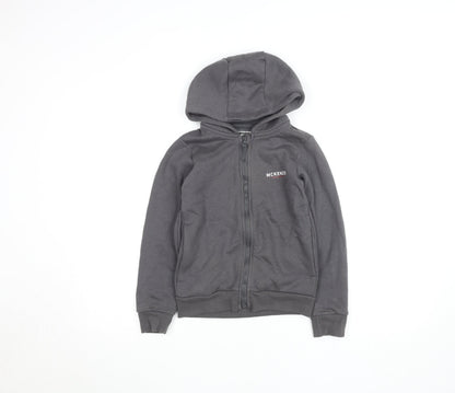 Boys UK Size 9-10 Years McKenzie Grey Full Zip Hoodie