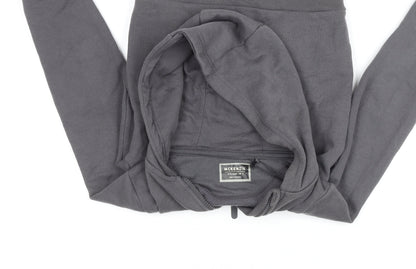 Boys UK Size 9-10 Years McKenzie Grey Full Zip Hoodie