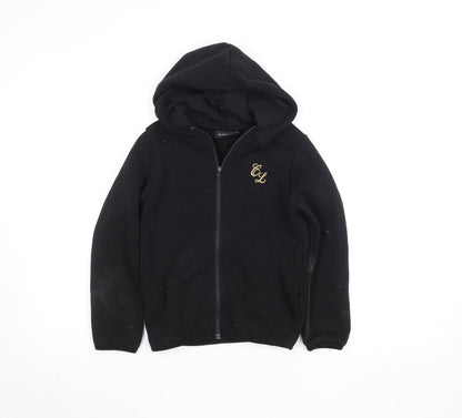 Boys UK Size 7-8 Years Closure London Black Full Zip Hoodie