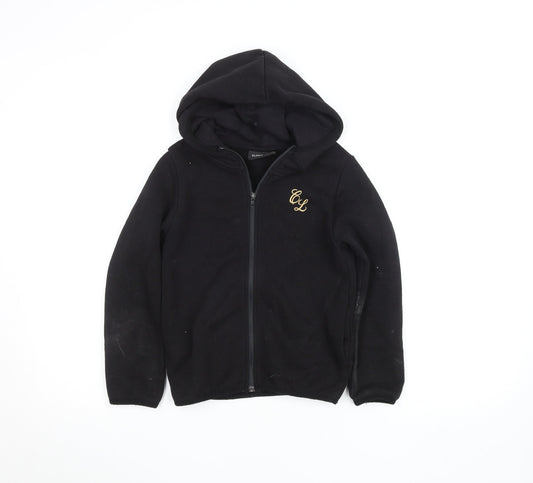 Boys UK Size 7-8 Years Closure London Black Full Zip Hoodie