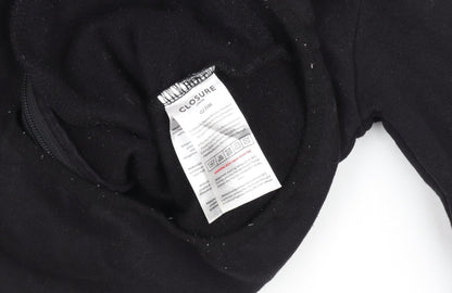 Boys UK Size 7-8 Years Closure London Black Full Zip Hoodie