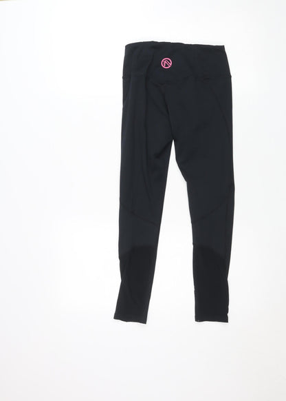 Womens UK Size 10 O’Neills Athletic Fit Compression Black Leggings