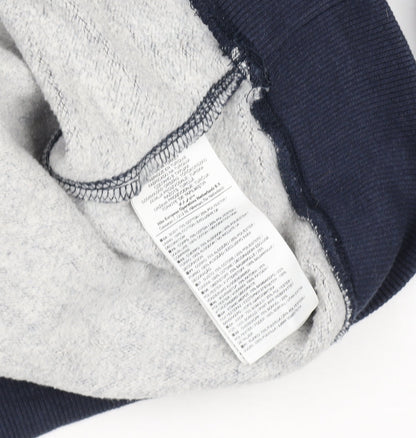 Womens UK Size L Nike Blue Pullover Hoodie