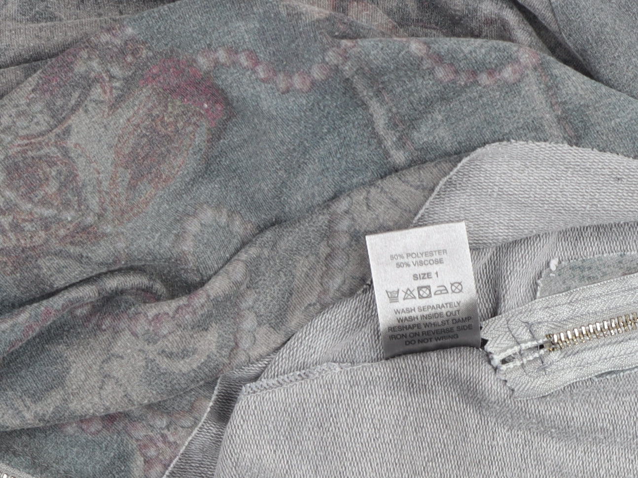 Womens UK Size L A Postcard From Brighton Grey Pullover Sweatshirt