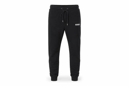 Mens UK Size S Mana Regular Fit Jogger Black Trousers