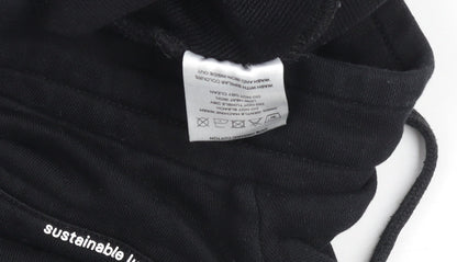 Mens UK Size S Mana Regular Fit Jogger Black Trousers