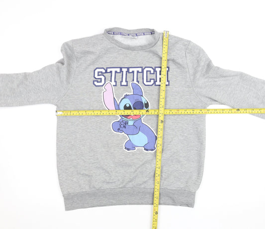Womens UK Size M Disney Grey Pullover Sweatshirt