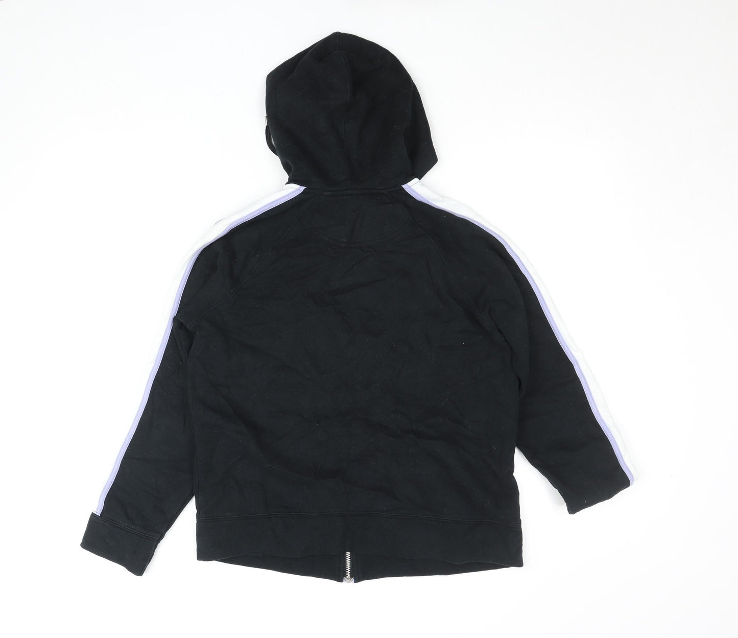 Womens UK Size 12 Debenhams Black Full Zip Hoodie