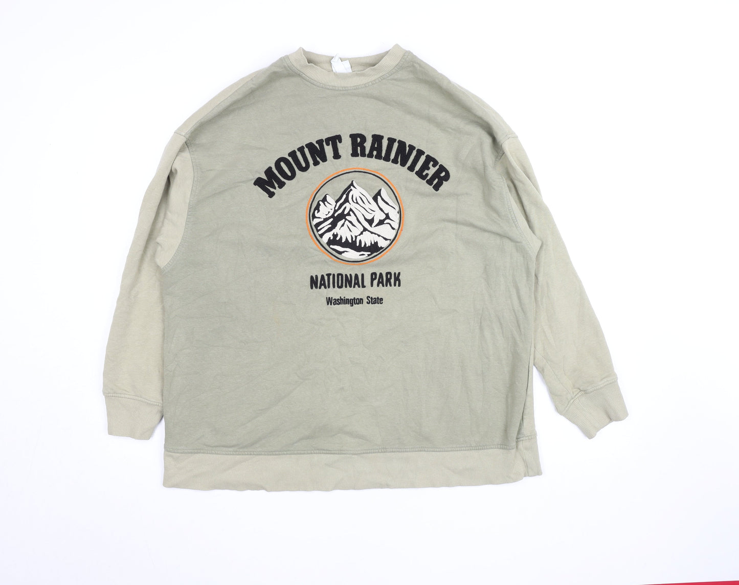 Womens UK Size S H&M Beige Pullover Sweatshirt