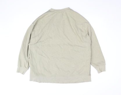 Womens UK Size S H&M Beige Pullover Sweatshirt