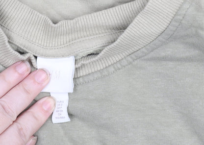 Womens UK Size S H&M Beige Pullover Sweatshirt